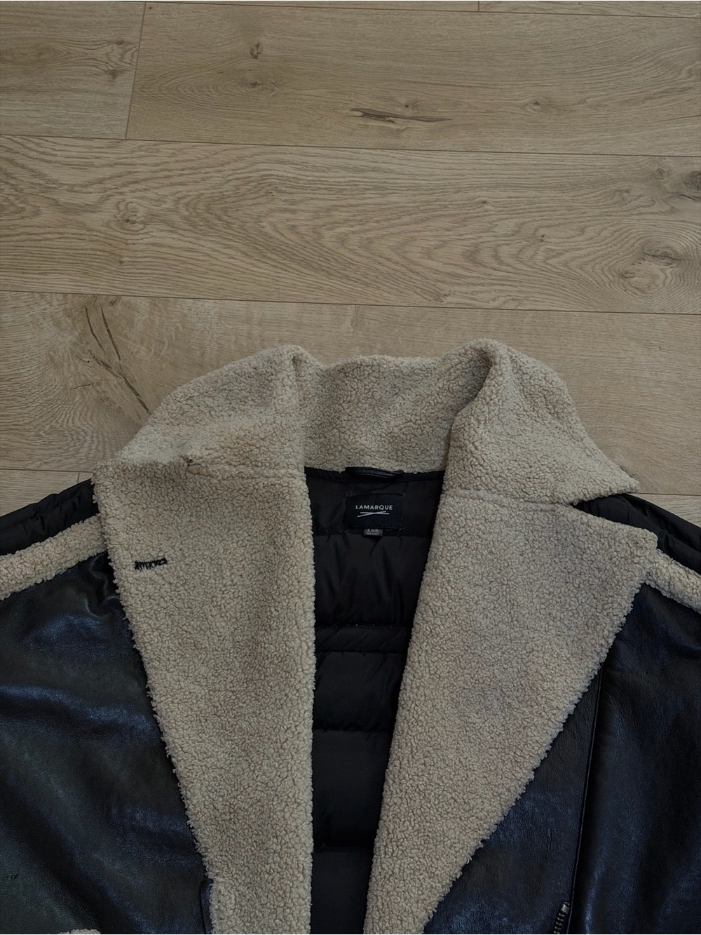 Lamarque Lisa Mixed Media Cocoon Jacket